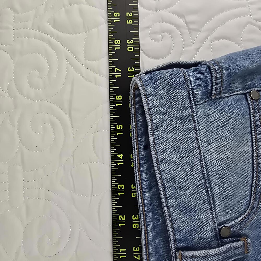 Liverpool Light Blue Denim Mini Skirt with Floral Embroidery size 8/29 - Picture 7 of 7